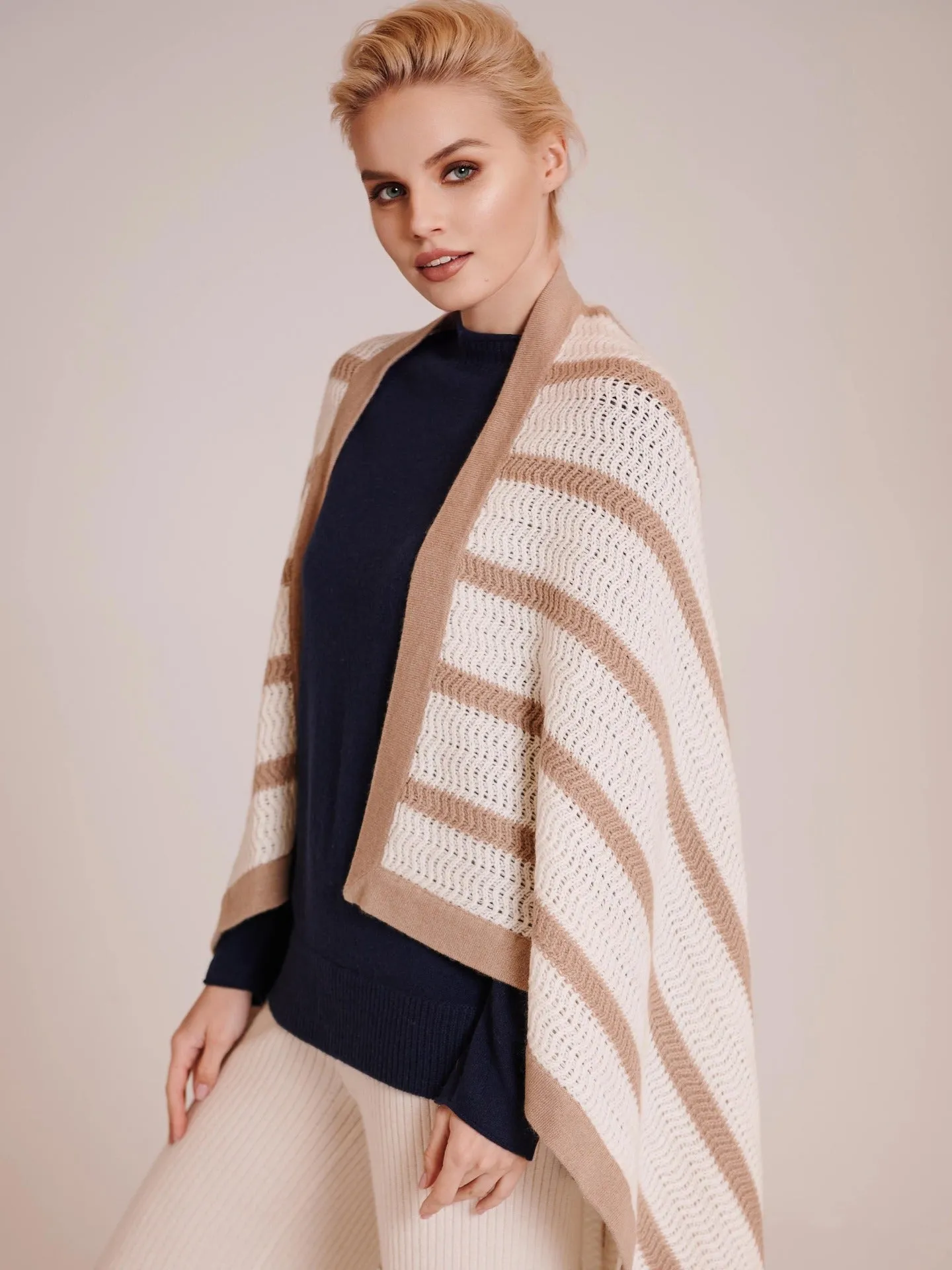 Unisex Soft Knit Cashmere Blanket Nomad - Gobi Cashmere