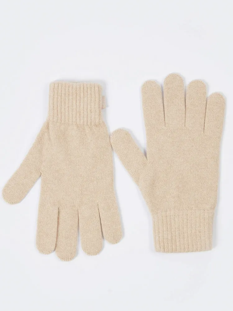 Men's Cashmere Gloves Beige- Gobi Cashmere