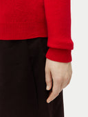 Women's Cashmere ‚Ç¨99 Hat & Sweater Set Hibiscus - Gobi Cashmere