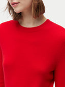 Women's Cashmere ‚Ç¨99 Hat & Sweater Set Hibiscus - Gobi Cashmere