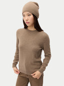 Women's Lightweight Cashmere Beanie Taupe | GOBI Cashmere