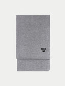 Unisex Lightweight Cashmere Shawl Dim Gray  detail view on white background