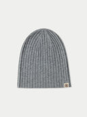 Unisex Cashmere Rib Knit Hat Vapor Blue - Gobi Cashmere