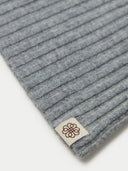 Unisex Cashmere Rib Knit Hat Vapor Blue - Gobi Cashmere