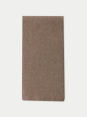 Unisex Organic Cashmere Fisherman Knit Scarf Taupe - Gobi Cashmere