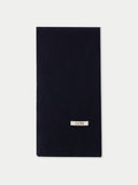 Unisex Cashmere Fisherman Knit Scarf Navy Blazer - Gobi Cashmere