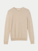 Cashmere € 99 Hat & Sweater Set Beige detail view on white background
