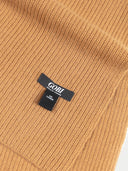 Unisex Cashmere Fishermen Knit Scarf Almond - Gobi Cashmere