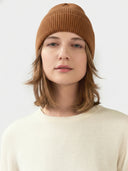 Cashmere Rib Knit Beanie