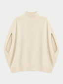 Cashmere Cocoon High-Neck Sleeveless Top