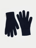 Essential Knit Cashmere Gloves Navy Blazer - Gobi Cashmere