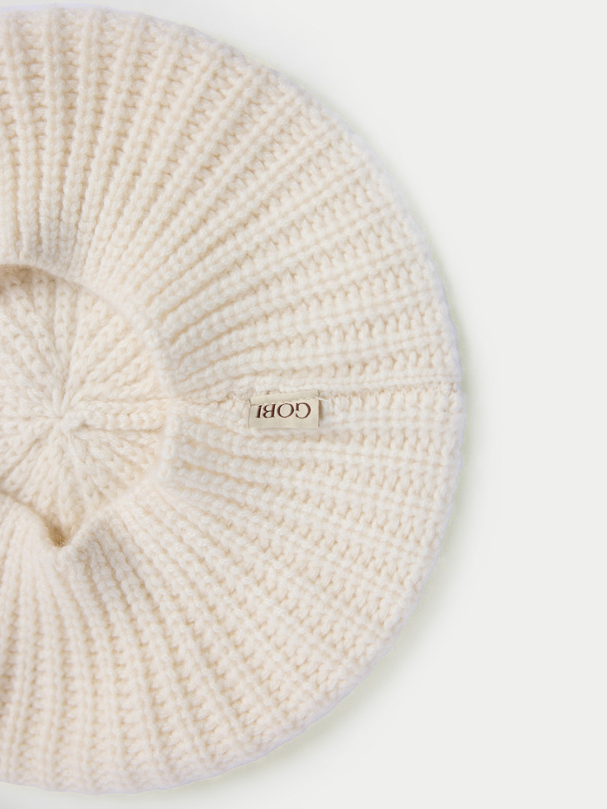 NWT GOBI cashmere béret Classic Rib Cashmere Beanie I GOBI Cashmere main image 3