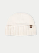 Unisex Beanie Off White detail view on white background