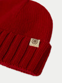 Unisex Beanie Chili Pepper detail view on white background