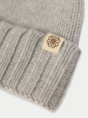 Unisex Beanie High Rise  detail view on white background
