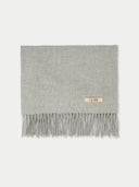 Wide Fringe Scarf High Rise - Gobi Cashmere