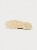 Unisex Beige Cashmere Loafers sole view on white background