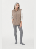 Women wearing gray tights on a white background #color_dark-gray