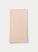 Cashmere Jersey Knit scarf detail view on white background