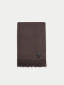 Cashmere Fringed Scarf Cocoa - Gobi Cashmere