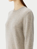 € 99 Cashmere Hat & Sweater Set Dawn Blue detail view on white background
