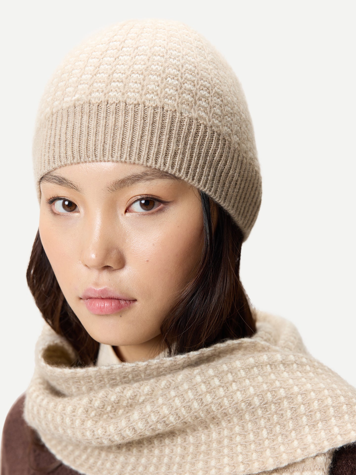 Waffle Knit Cashmere Hat | GOBI Cashmere
