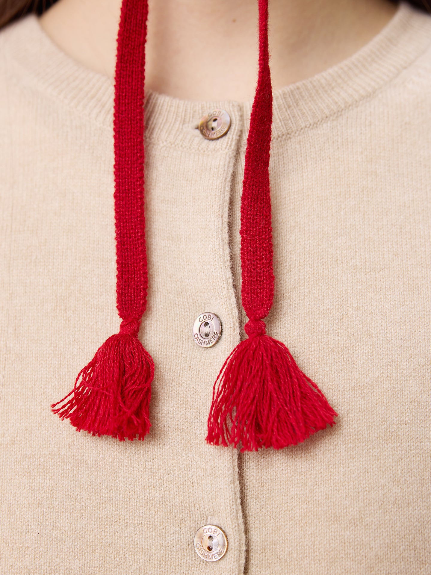 Cashmere Rib Tie Hat ‚Äì 100% Mongolian Cashmere I GOBI Cashmere