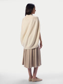 Cashmere Cocoon High-Neck Sleeveless Top