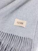 Cashmere Large Blanket with Fringe High Rise detail view 