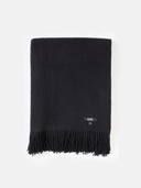 Cashmere Large Blanket with Fringe Black - Gobi Cashmere