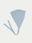 Grey Cashmere Bonnet For Woman detail view on white background