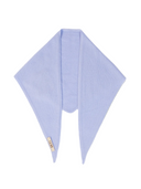Triangular Cashmere Scarf in cashmere blue, versatile accessory for warmth and style, perfect for any outfit.