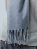 Wide Fringe Scarf High Rise - Gobi Cashmere