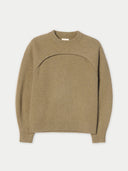 Cashmere Crewneck Twin Set Aloe - Gobi Cashmere