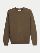 Men's Ribbed Cashmere Sweater Cub  detail view on white background