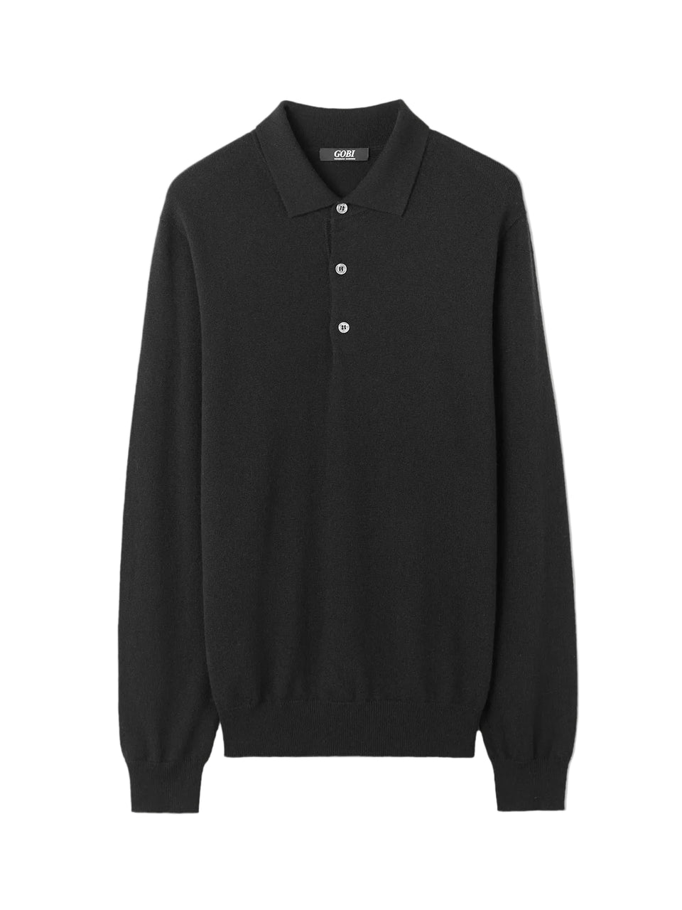 Pull essentiel en cachemire à col polo