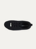 Unisex Cashmere Low Ankle Sneakers Black #color_black