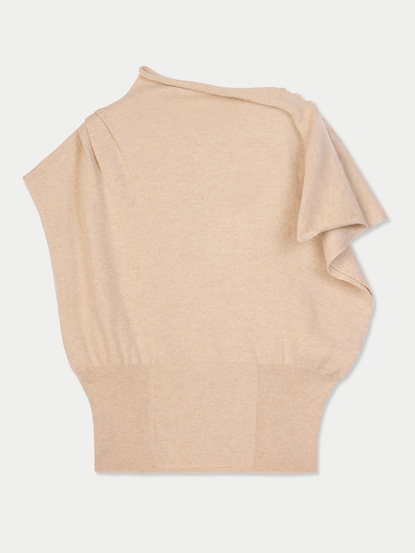 Women's Cashmere Asymmetrical Top | GOBI Cashmere