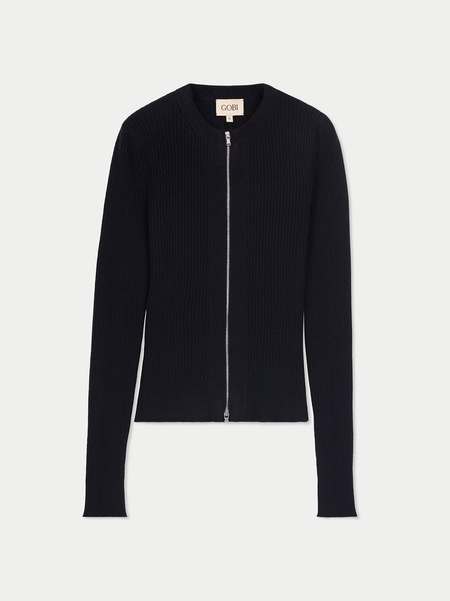 Women's Cashmere Two-Way Zip Cardigan | GOBI Cashmere