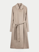 Women‚Äôs Cashmere Wrap Coat with Beltdetail view on white background