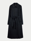Women‚Äôs Cashmere Wrap Coat with Belt detail view on white background