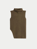 Turtle Neck Cashmere Vest Cub - Gobi Cashmere