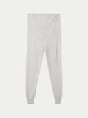 Over Bump Maternity Cashmere Knit Pants Grey detail view on white background