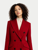 Cashmere Peak Lapel Long Coat