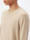 Essential Crewneck Cashmere Sweater Warm Grey - Gobi Cashmere
