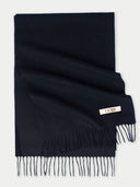 Cashmere Woven Scarf Black - Gobi Cashmere