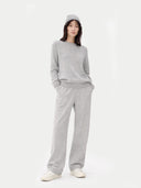 ‚Ç¨ 99 Cashmere Hat & Sweater Set Vapor Blue - Gobi Cashmere