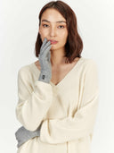 Women's Cashmere Gloves #color_urban_silver