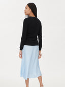 Essential Cashmere Crewneck Cardigan #color_black