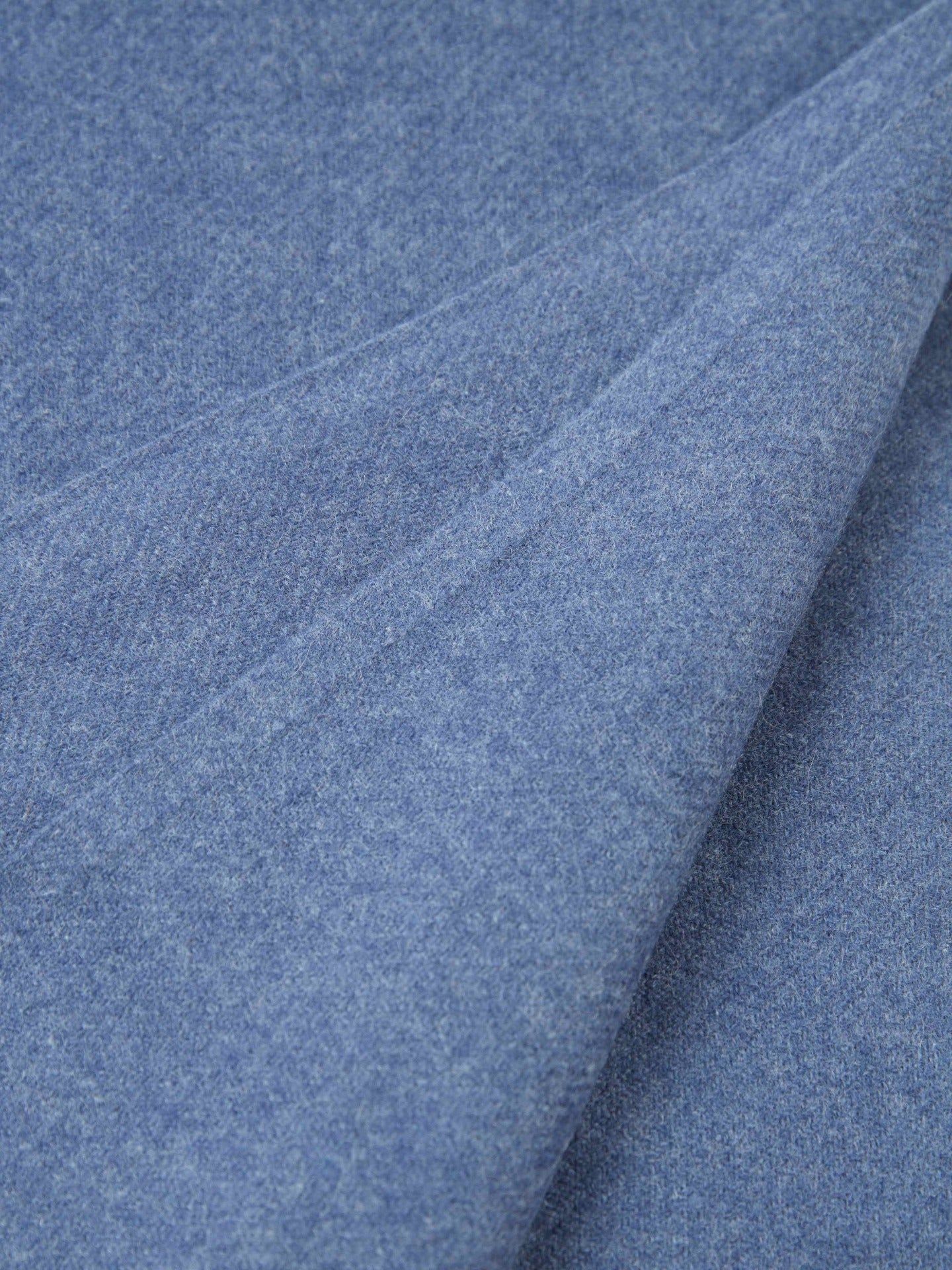 Unisex Kaschmir Mittelgroße Decke Mit Fransen Kronenblau - Gobi Cashmere